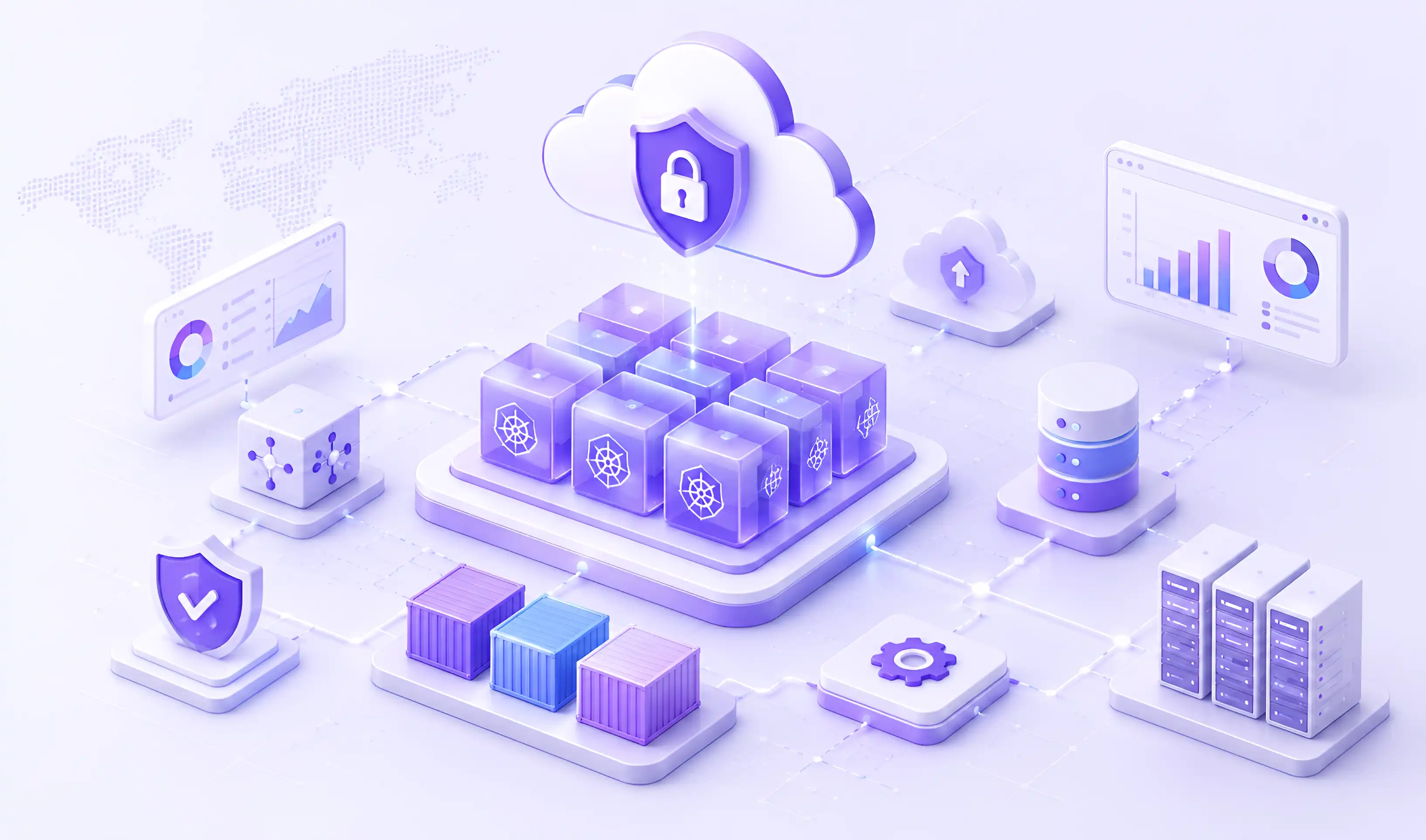 Cloud Native Microservices and Infrastructure Architecture Map Diagram